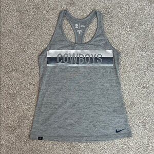 Nike‎ Gray Cowboys Racerback Tank